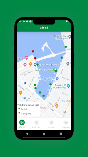 Android application Giám sát Môi trường ATTQ screenshort