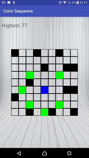 Color Sequence Screen 2