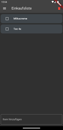Android application Fling screenshort