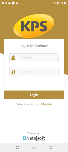 Vista previa de la aplicación