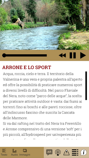Visit Arrone Screen 2