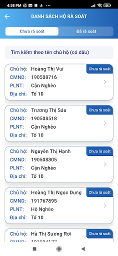 Rà Soát Hộ Nghèo Screen 2