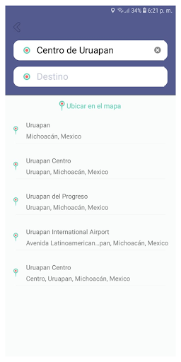 Rutas Uruapan Screen 2