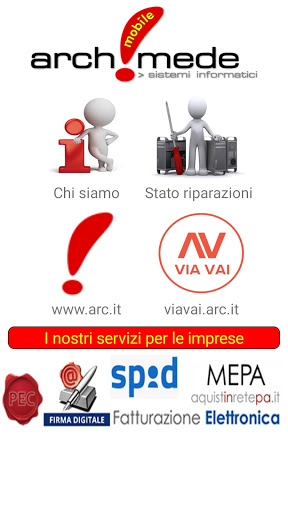 Android application Archimede Services screenshort
