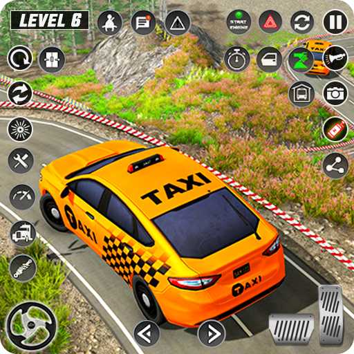 Grand Taxi Simulator Games 3d logo