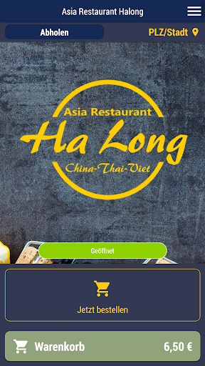 Android application Asia Restaurant Halong screenshort
