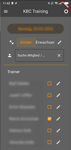 KBC Deutschlandsberg Training Screen 3