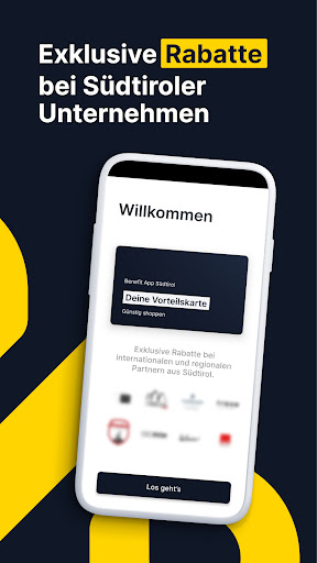 Android application Benefit App screenshort