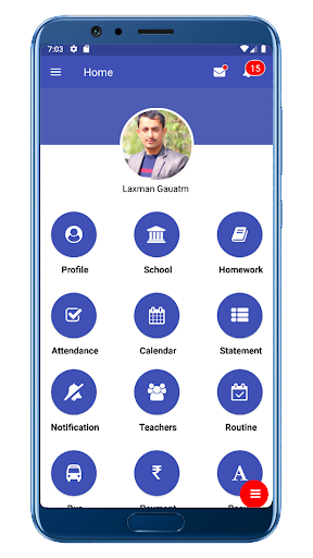 Android application Bhagawati Secondary School screenshort