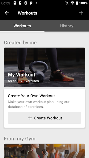 GYM-24 Club App Screen 3