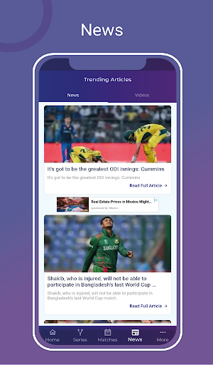 CricHype  Fast Cricket Score