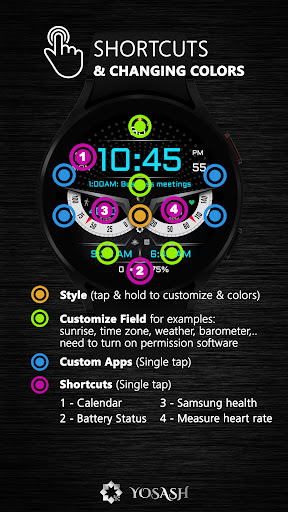 A475 Angry Eyes Digital Face screenshot 8