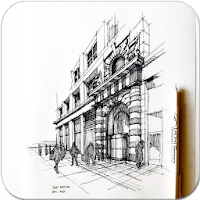 Architectural Pencil Sketch