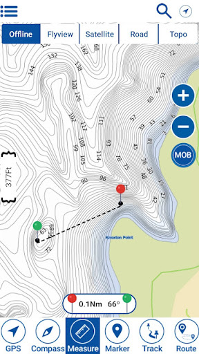 Android application Folsom Lake CA Offline Charts screenshort