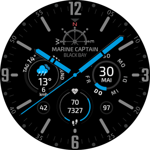 Marine Captain Watch Face Auf Windows herunterladen