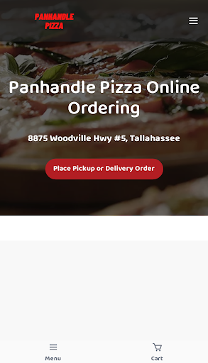 Android application Panhandle Pizza screenshort