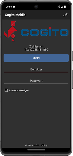 Android application Cogito Mobile screenshort