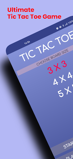 Android application Tic Tac Toe Multiplayer & AI screenshort