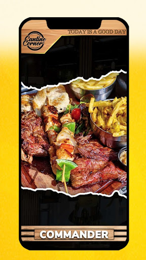 Android application CANTINE CORNER screenshort