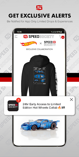 Android application Speed Society screenshort