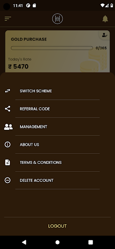 Android application Hayath Gold Palace screenshort