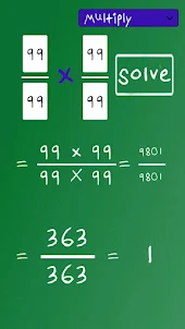 Calculadora de Frações Solver