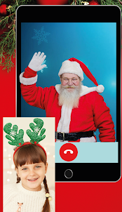 Santa Claus video call prank