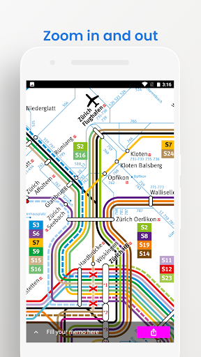 Zurich Train Bus Travel Guide Screen 3