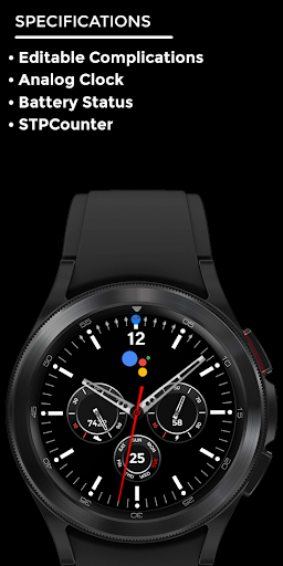 Nighty Analog 06 - watch face screenshot 3