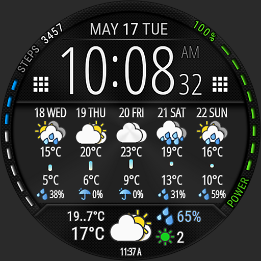 Weather watch face W1 Laai af op Windows