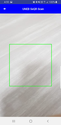 UNEB SeQR Scan Screen 3