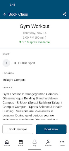TU Dublin Sport Screenshot 3 - AppWisp.com