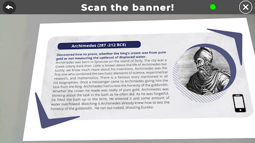 ARPhymedes Demo Screen 3