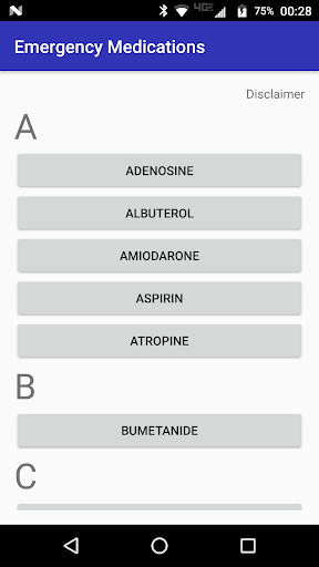 Emergency Medication Reference Screenshot 1 - AppWisp.com
