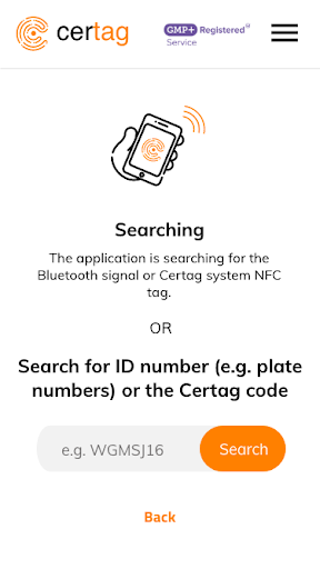 Android application Certag screenshort