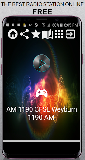 Android application AM 1190 CFSL Weyburn 1190 AM C screenshort