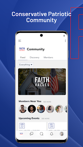Android application Faith & Values screenshort