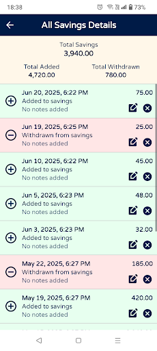 Save Money - Savings Tracker screenshot 3