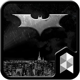 Black Dark Hero Launcher theme icon