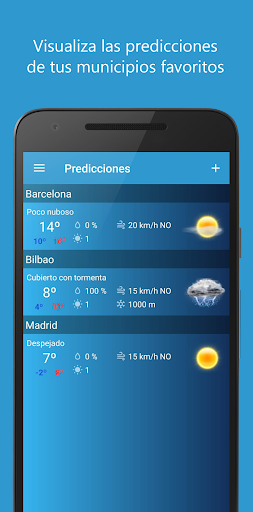Android application Spain Weather screenshort