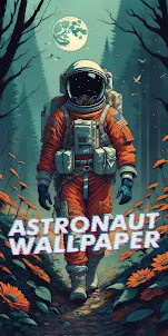 우주 비행사 벽지