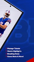 screenshot of Buffalo Bills Mobile