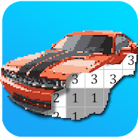 Cars Game Pixel Art - Color by Numbers Car Games