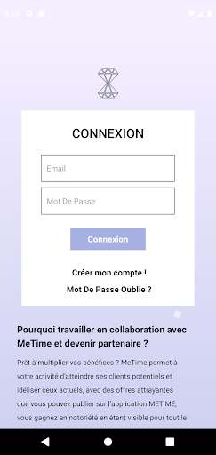 METIME PARTNER Screen 3