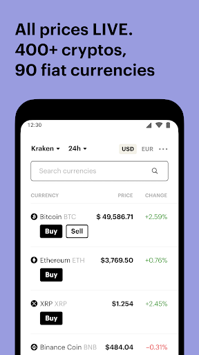 Paybis: Buy & Sell Bitcoin | Track Prices and more screen 1