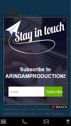 Android application ArindamProductions screenshort