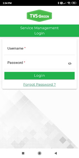 Android application Tvs Green Service Management screenshort