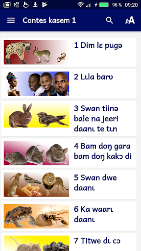 Android application Contes kassem 1 screenshort