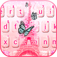 Тема для клавиатуры Dream Pink Paris