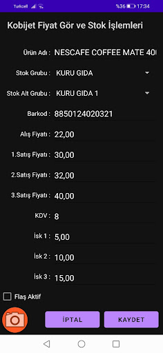 Kobijet Fiyat Gör ve Stok Screen 3